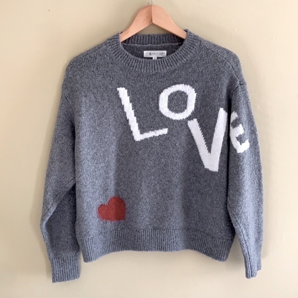 lou and grey love sweater